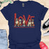 Love is a four legged word - V4 - The Family T-Shirt